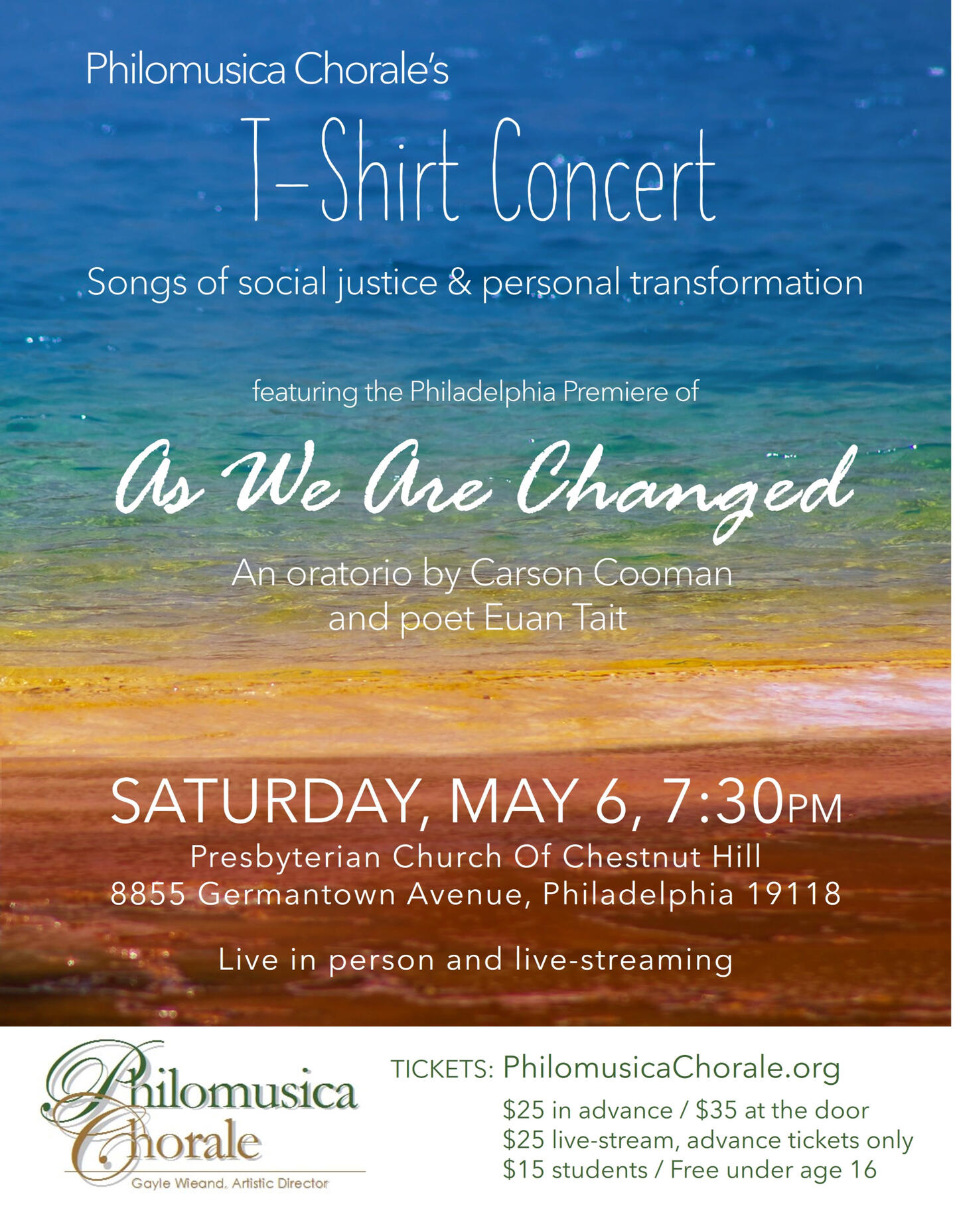 T-Shirt Concert poster