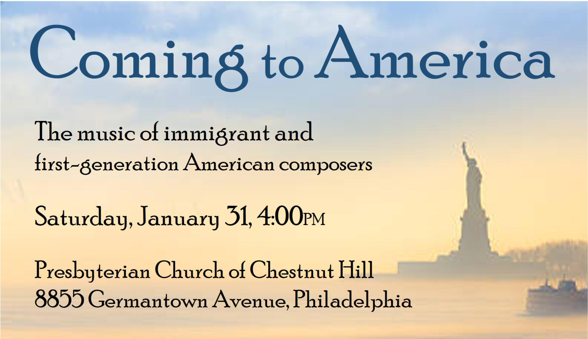 Coming to America 1/31/26