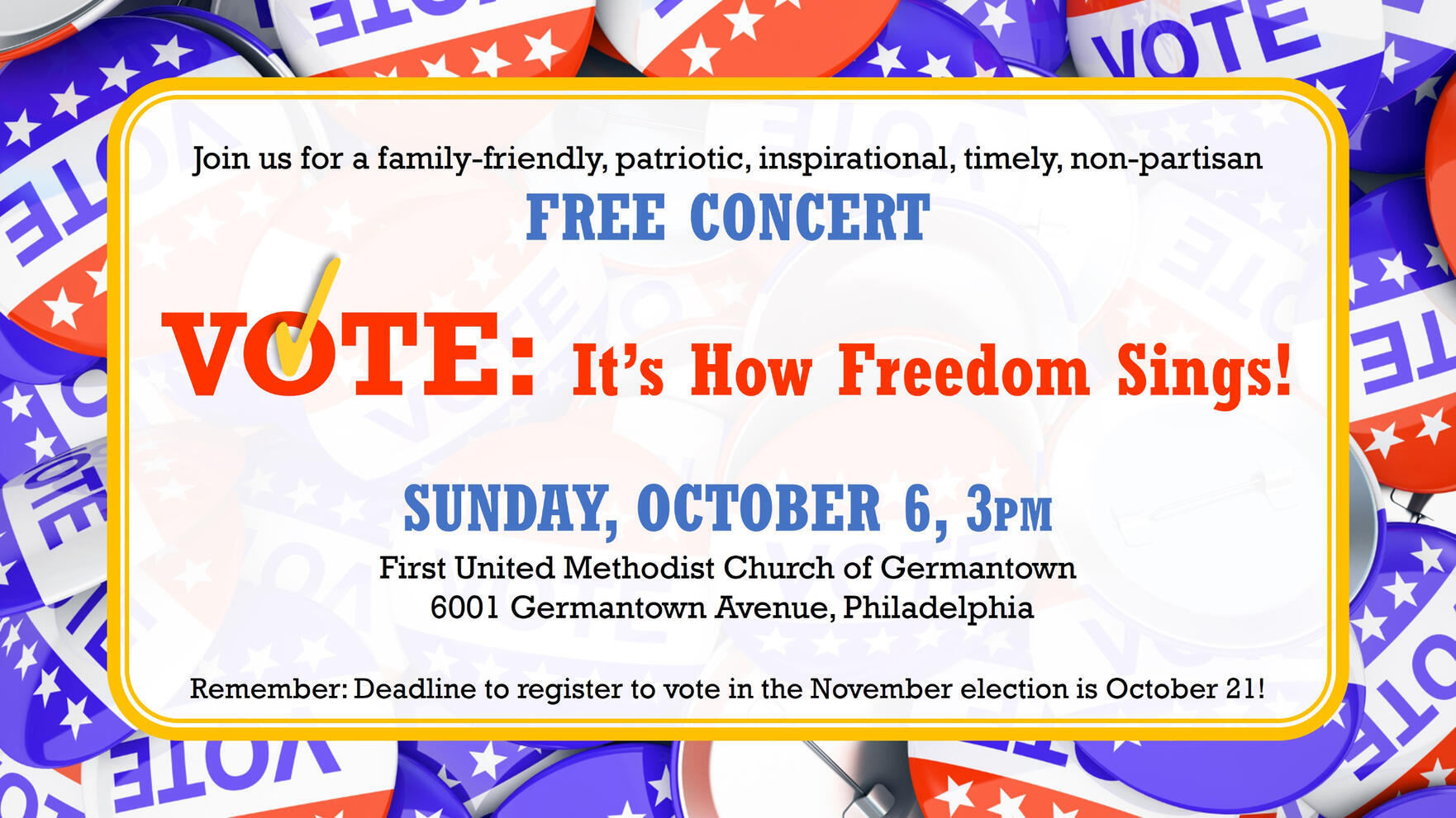 Vote: It's How Freedom Sings! poster
